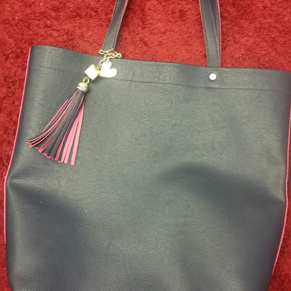 Deaux Lux navy tote - Picture 2 of 7